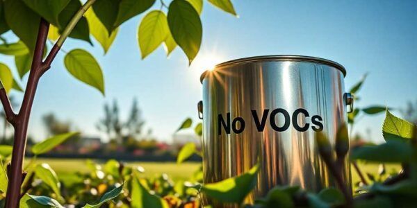 aplicación de pintura sin COV en pared interior con rodillo y luz natural