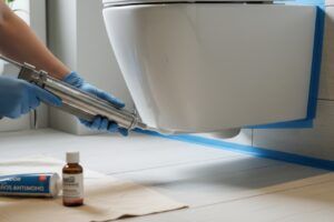 Kit de sellado sanitario para inodoro suspendido (mal olor y microfugas)